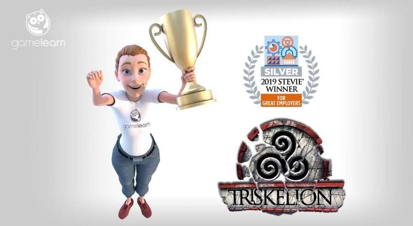 Gamelearn honored as silver Stevie® Award winner in 2019 Stevie Awards for Great Employers