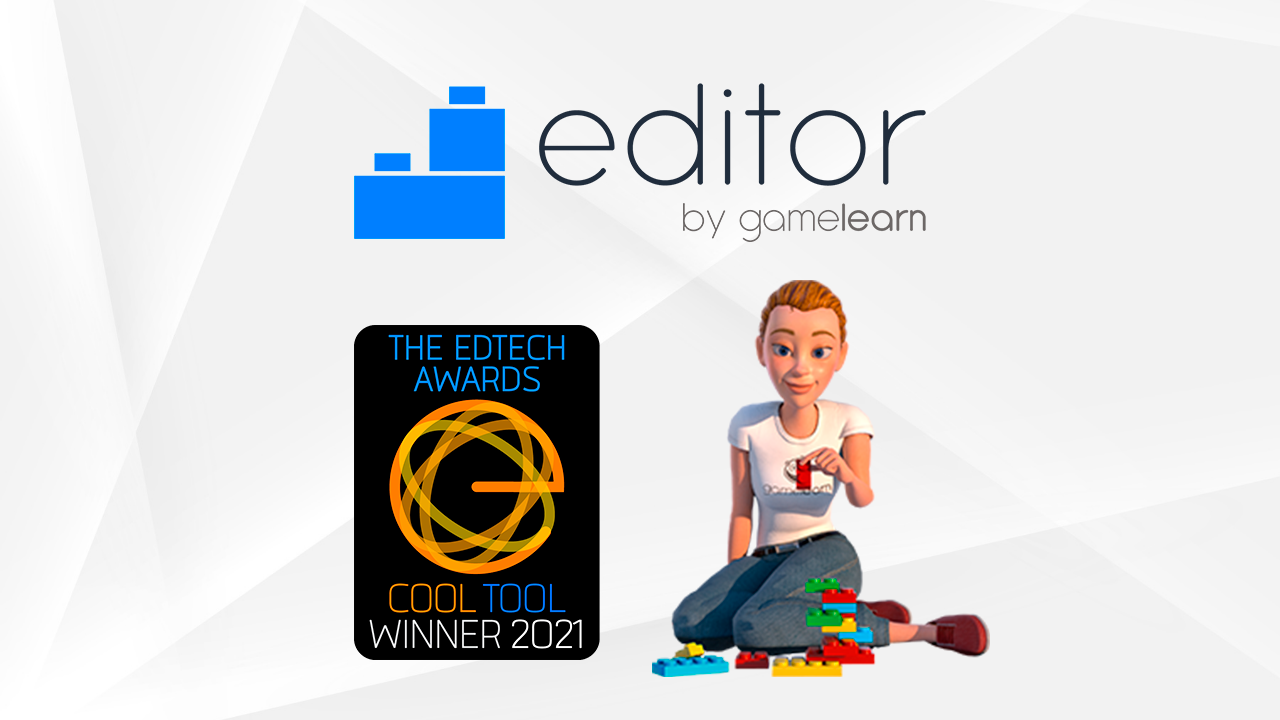 Editor de Gamelearn, meilleur outil de création aux EdTech Awards 2021