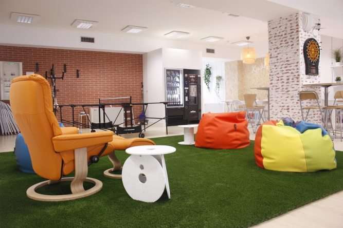 zona de juego oficinas Gamelearn